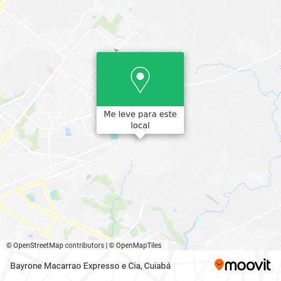 Bayrone Macarrao Expresso e Cia mapa