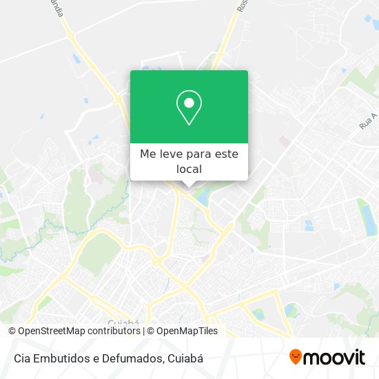 Cia Embutidos e Defumados mapa