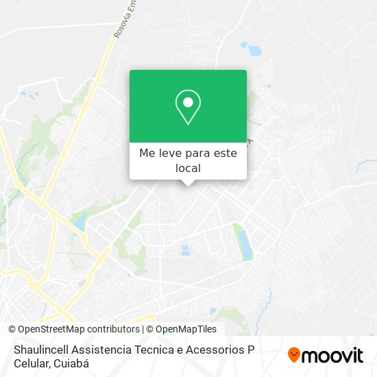Shaulincell Assistencia Tecnica e Acessorios P Celular mapa