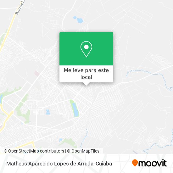 Matheus Aparecido Lopes de Arruda mapa