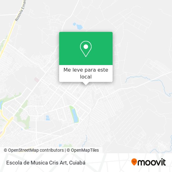 Escola de Musica Cris Art mapa