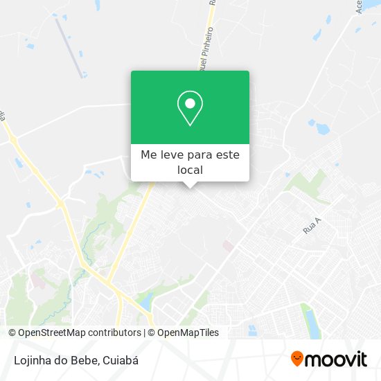Lojinha do Bebe mapa