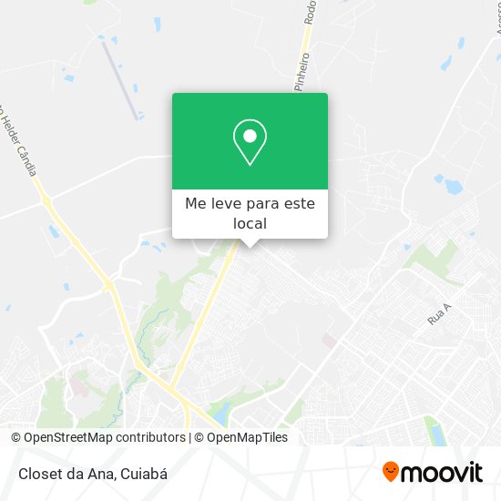 Closet da Ana mapa