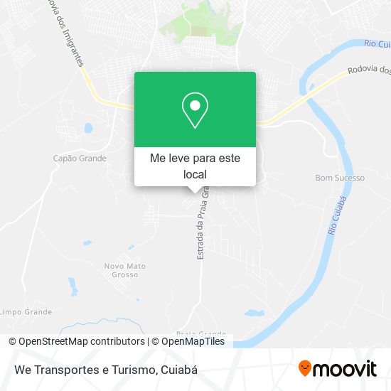 We Transportes e Turismo mapa