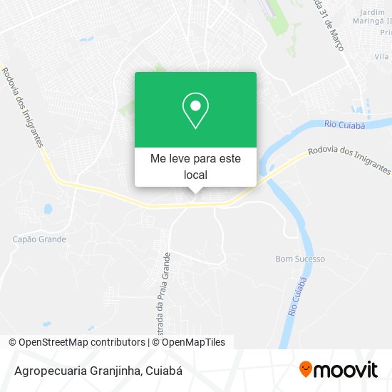 Agropecuaria Granjinha mapa