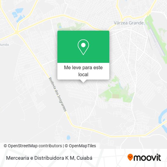 Mercearia e Distribuidora K M mapa