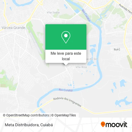 Meta Distribuidora mapa