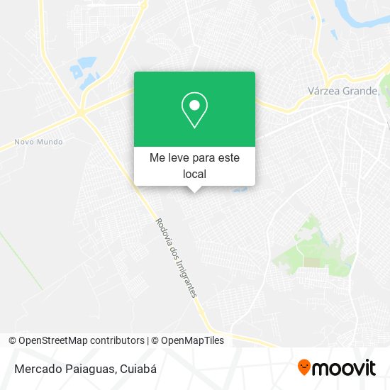 Mercado Paiaguas mapa