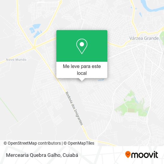 Mercearia Quebra Galho mapa