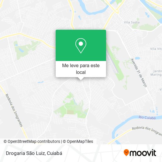 Drogaria São Luiz mapa