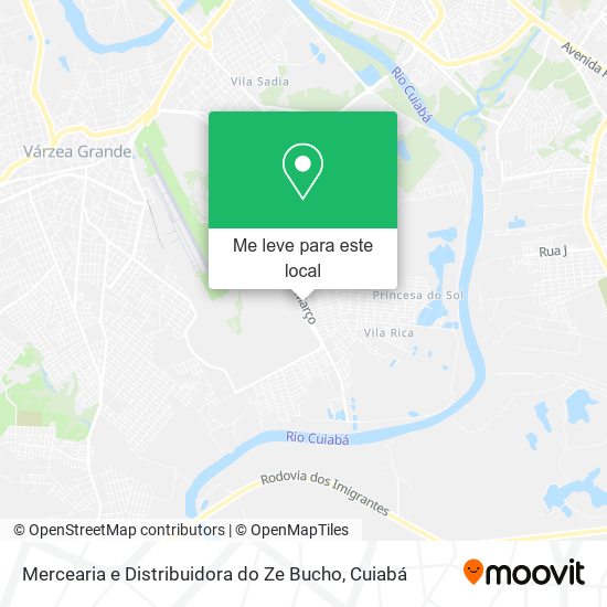 Mercearia e Distribuidora do Ze Bucho mapa