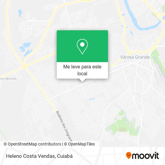 Heleno Costa Vendas mapa