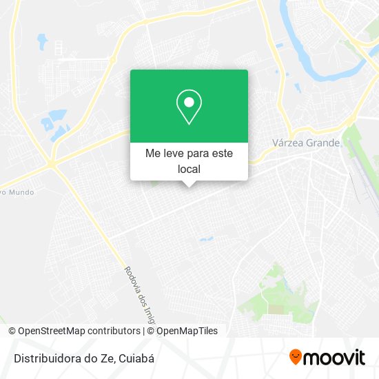 Distribuidora do Ze mapa
