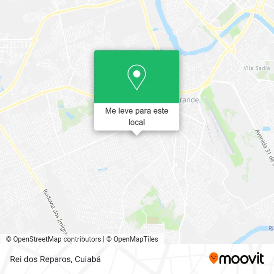 Rei dos Reparos mapa
