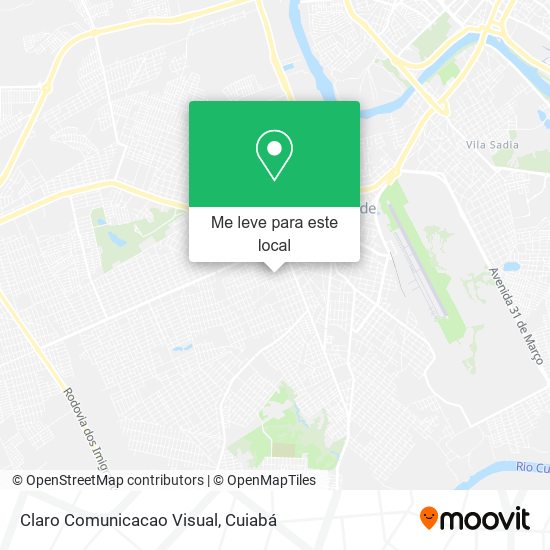 Claro Comunicacao Visual mapa