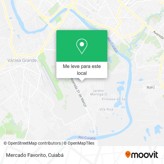 Mercado Favorito mapa