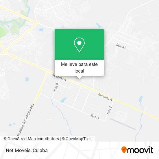 Net Moveis mapa