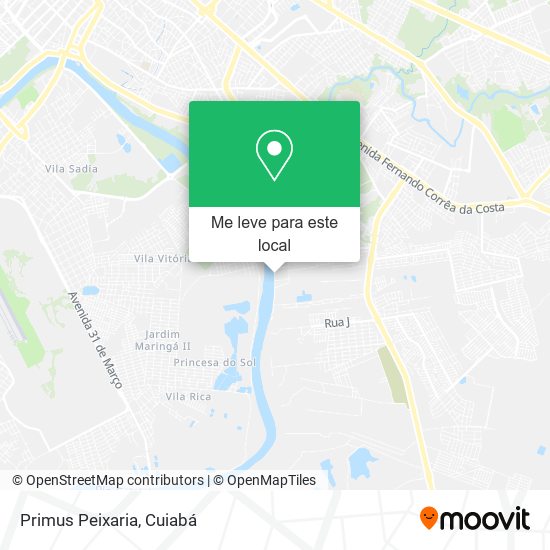 Primus Peixaria mapa