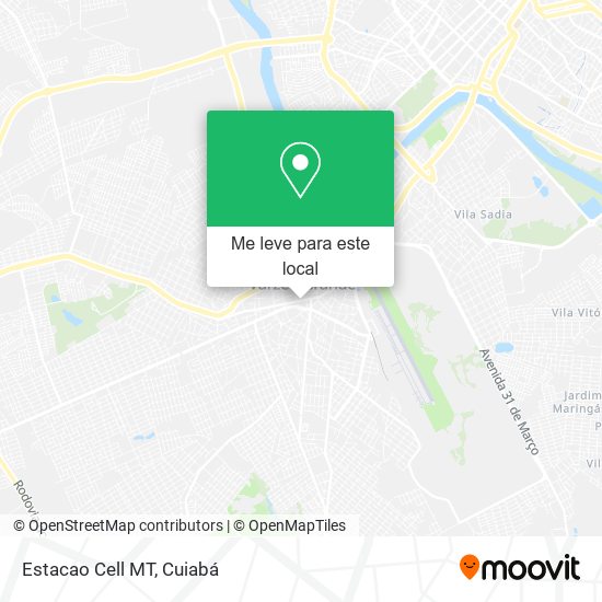 Estacao Cell MT mapa
