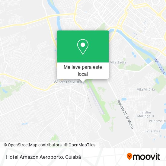 Hotel Amazon Aeroporto mapa
