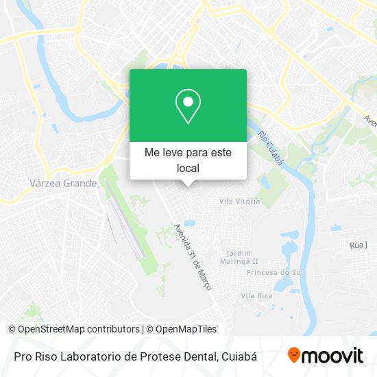 Pro Riso Laboratorio de Protese Dental mapa