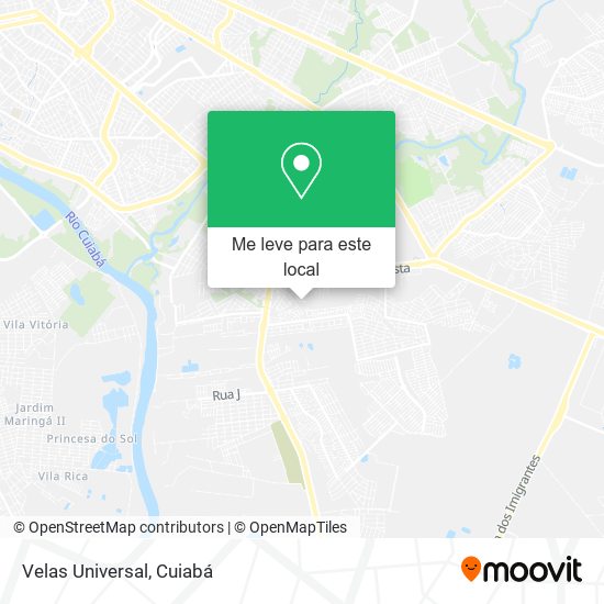 Velas Universal mapa