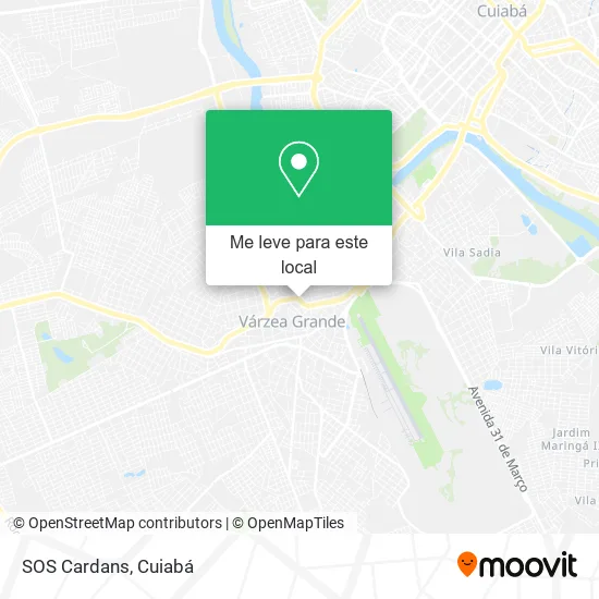 SOS Cardans mapa