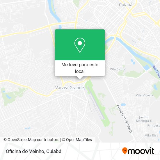 Oficina do Veinho mapa