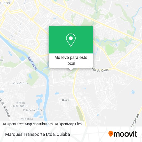 Marques Transporte Ltda mapa