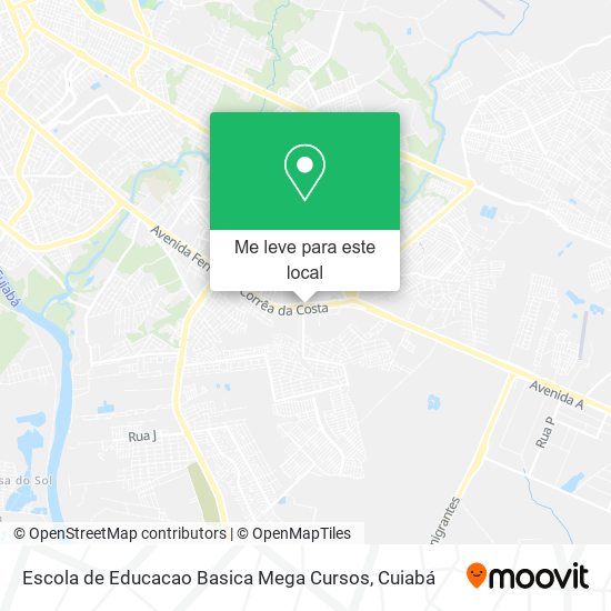 Escola de Educacao Basica Mega Cursos mapa