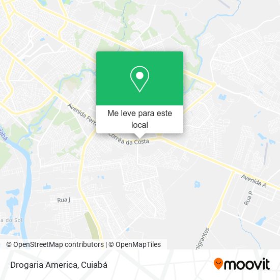 Drogaria America mapa