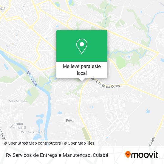 Rv Servicos de Entrega e Manutencao mapa