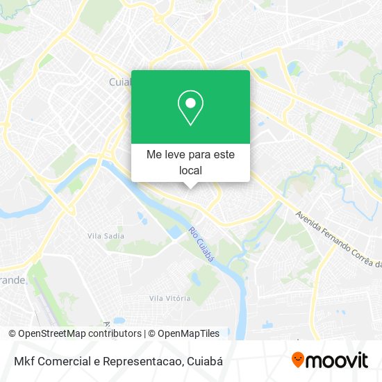 Mkf Comercial e Representacao mapa