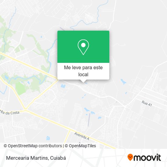 Mercearia Martins mapa