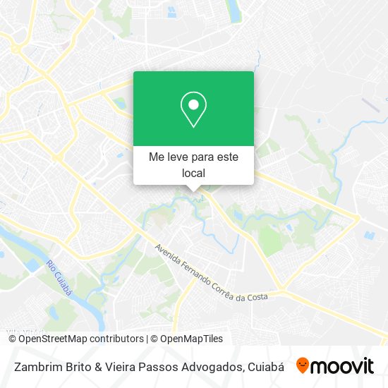 Zambrim Brito & Vieira Passos Advogados mapa