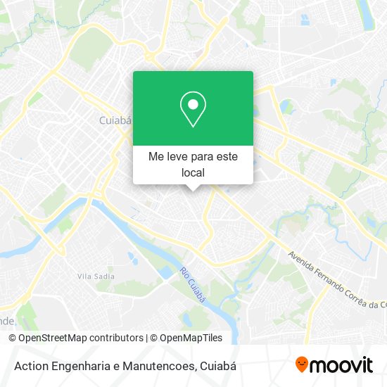 Action Engenharia e Manutencoes mapa