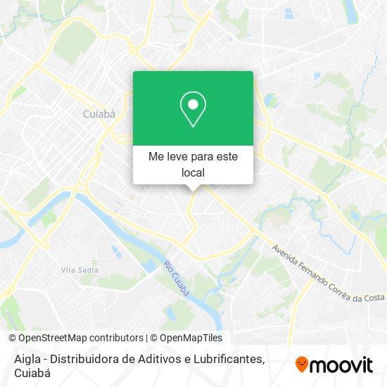 Aigla - Distribuidora de Aditivos e Lubrificantes mapa