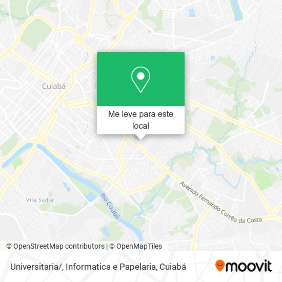 Universitaria / , Informatica e Papelaria mapa