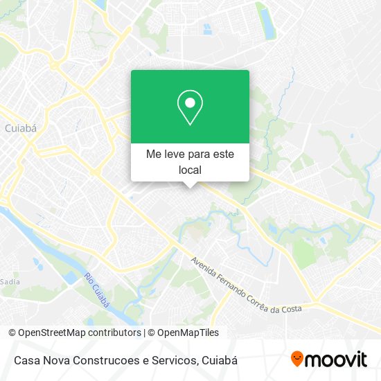 Casa Nova Construcoes e Servicos mapa