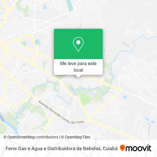 Fenix Gas e Agua e Distribuidora de Bebidas mapa