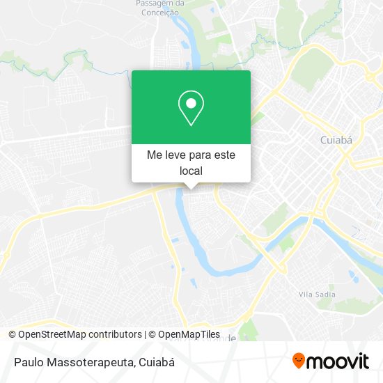 Paulo Massoterapeuta mapa