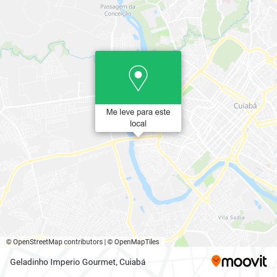 Geladinho Imperio Gourmet mapa