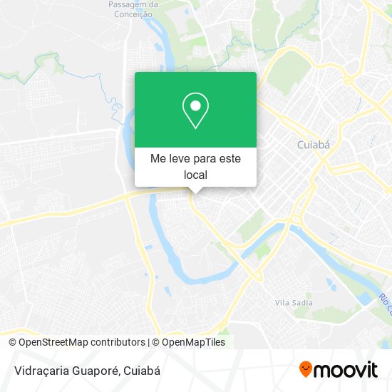 Vidraçaria Guaporé mapa