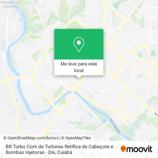 BR Turbo Com de Turbinas Retífica de Cabeçote e Bombas Injetoras - Dis mapa