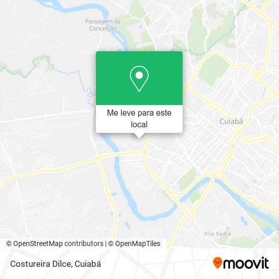 Costureira Dilce mapa