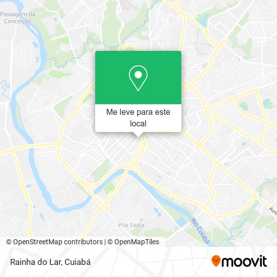 Rainha do Lar mapa