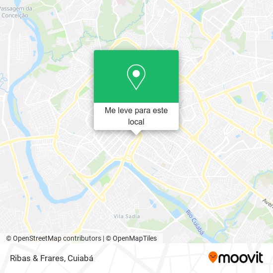 Ribas & Frares mapa