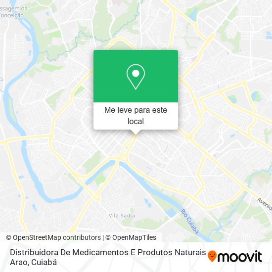 Distribuidora De Medicamentos E Produtos Naturais Arao mapa