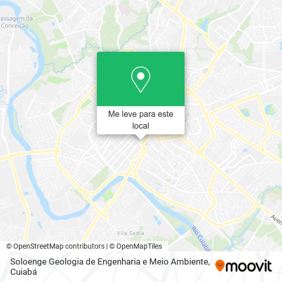 Soloenge Geologia de Engenharia e Meio Ambiente mapa