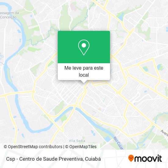 Csp - Centro de Saude Preventiva mapa